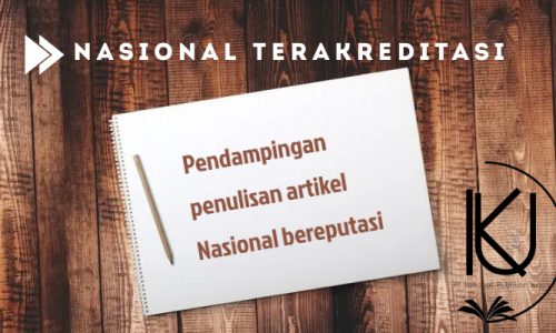 Pendampingan penulisan artikel nasional bereputasi