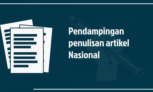 Pendampingan penulisan artikel nasional